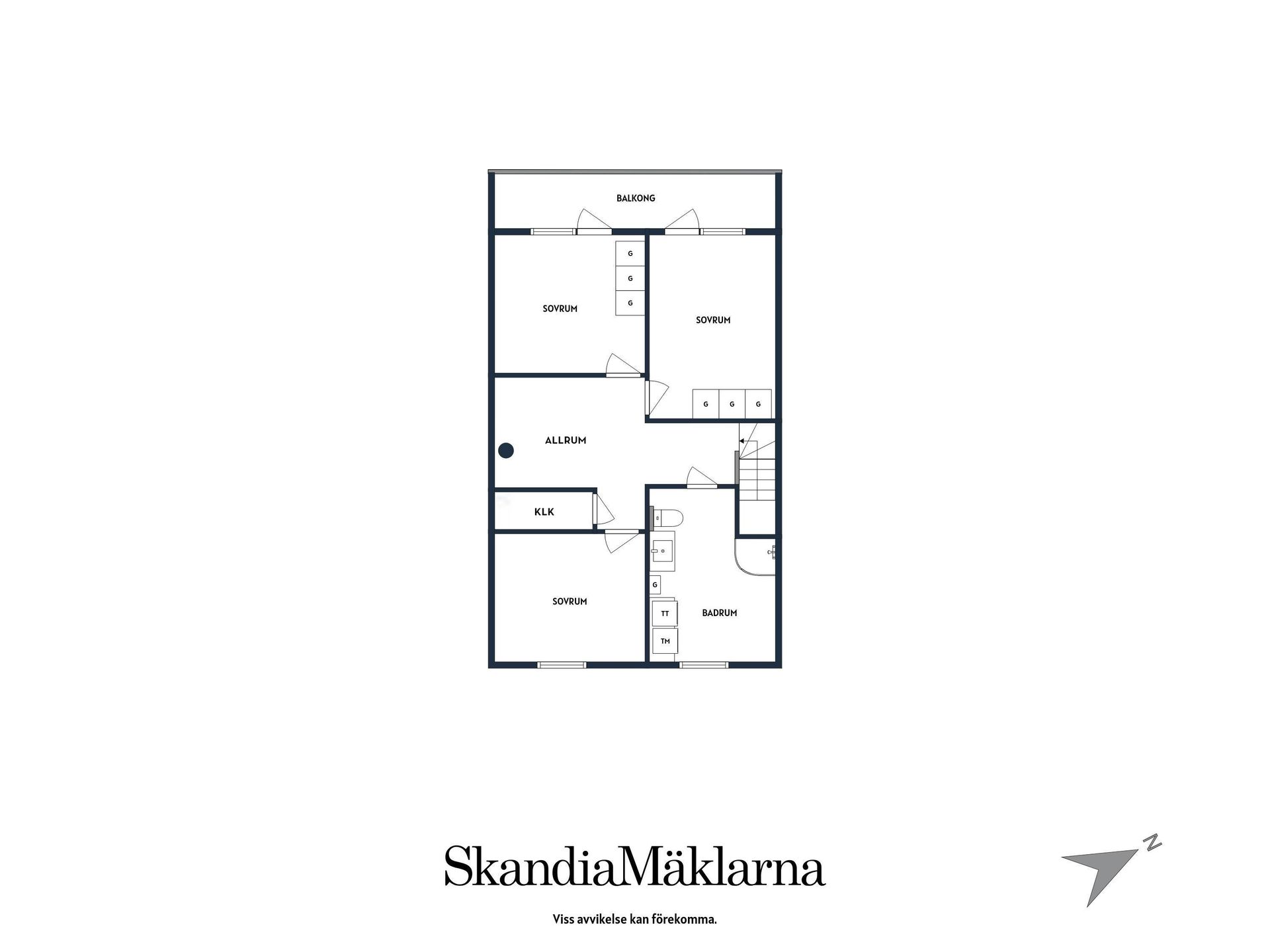 Radhus, Vallbyvägen 52A, Strängnäs
