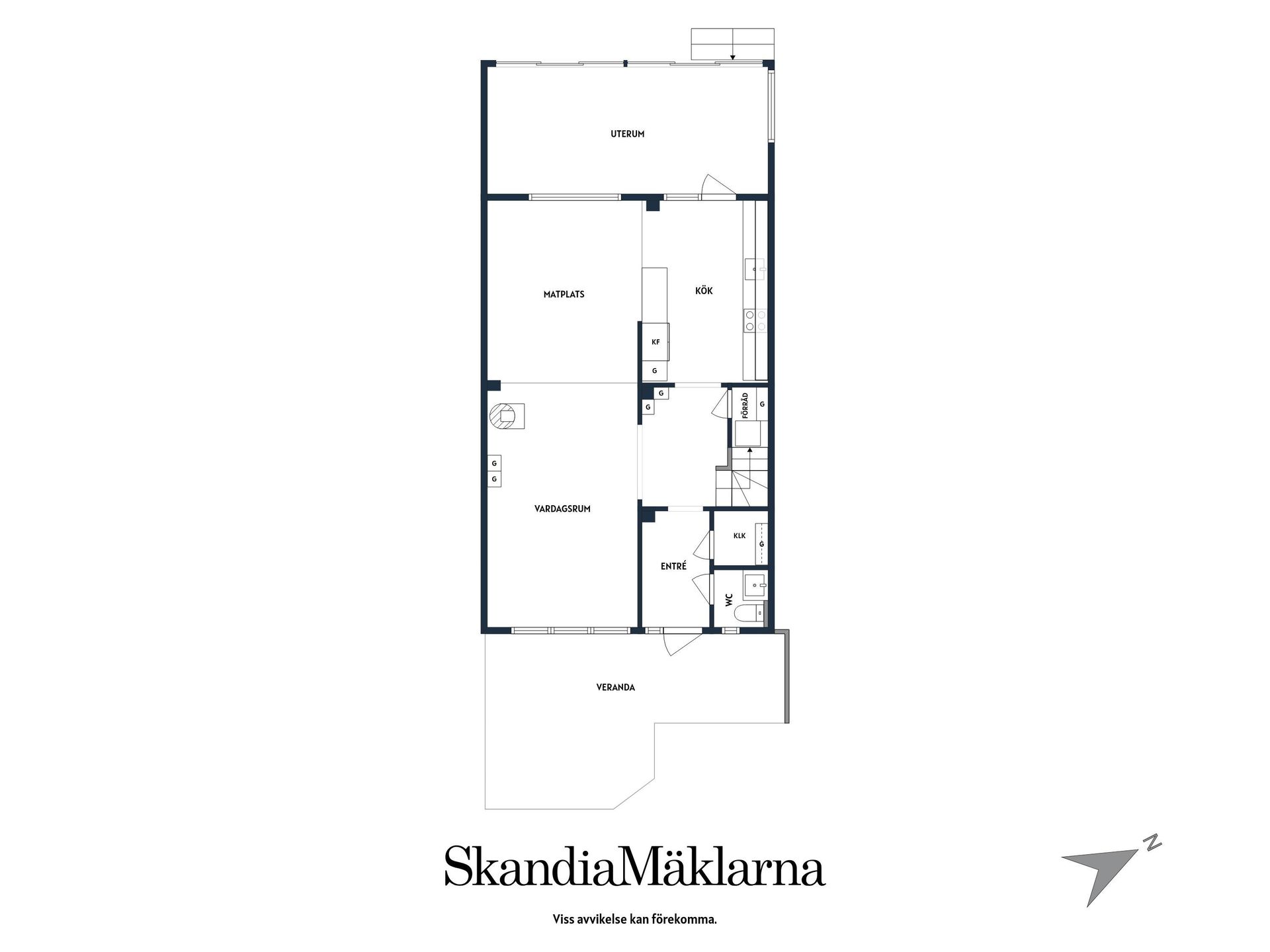 Radhus, Vallbyvägen 52A, Strängnäs