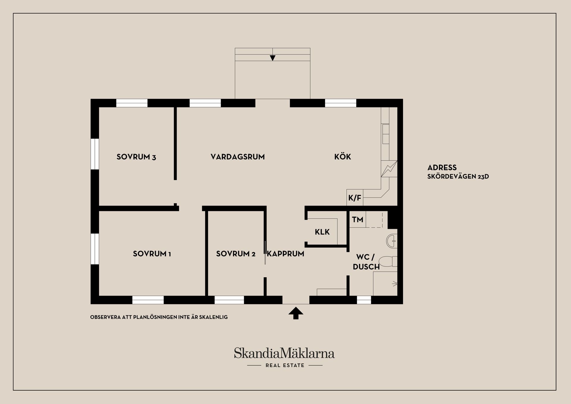 Bostadsrätt, Skördevägen 23D, Arnö, Nyköping