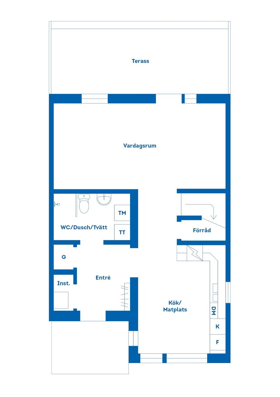 Radhus, Revirvägen 12, Marielundsviken, Strängnäs