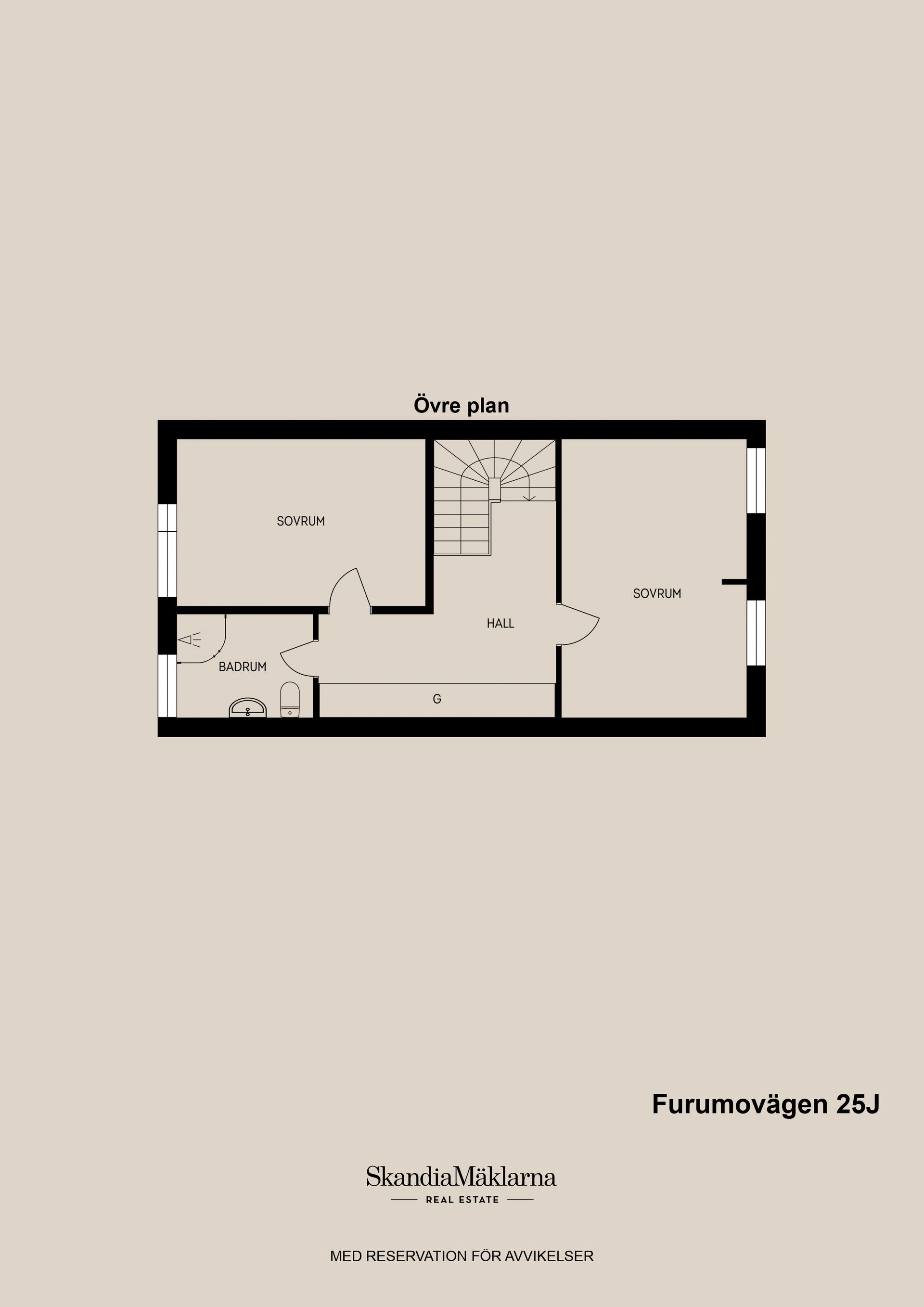 Radhus, Furumovägen 25J, Sigslund, Gävle