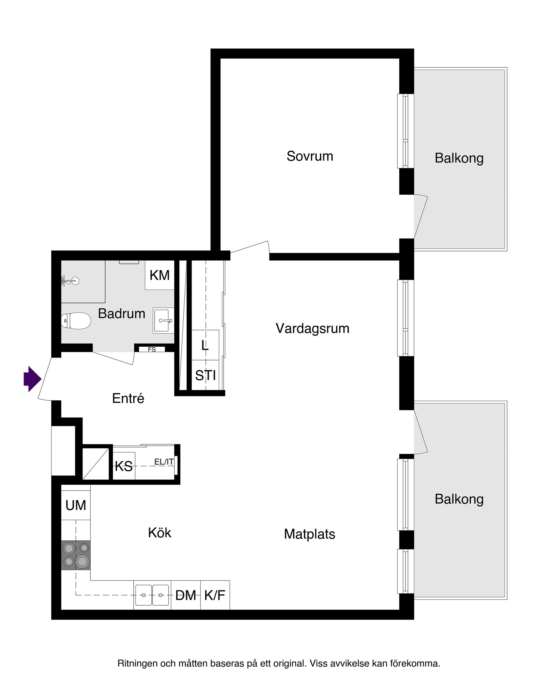 Bostadsrätt, Fyrisvallsgatan 18B, Norra Luthagen, Uppsala