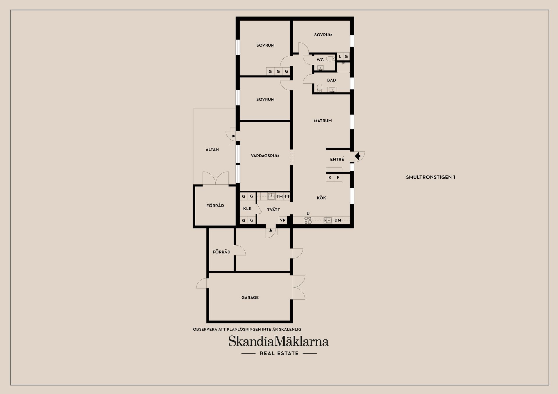 Villa, Smultronstigen 1, Hulu, Ulricehamn