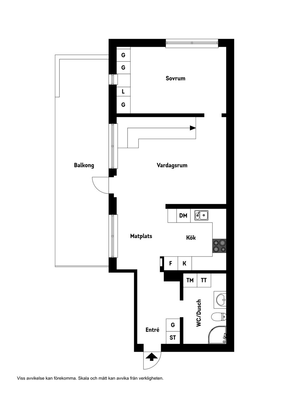 Bostadsrätt, Gösta Edströms väg 5A, Välludden, Växjö