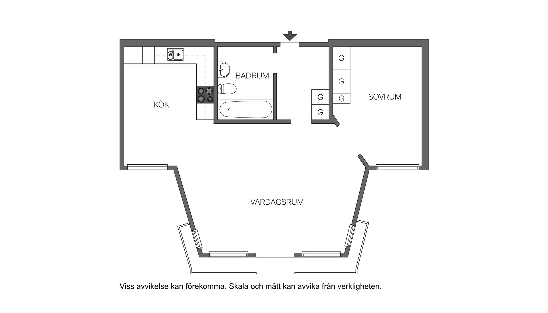Bostadsrätt, Källvägen 5, Centrum, Vallentuna
