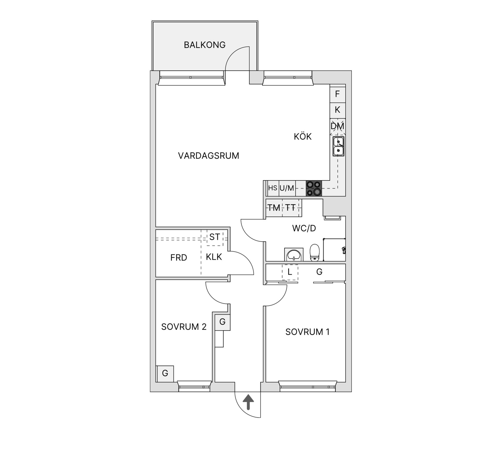 Bostadsrätt, Tubölegatan 1A, Centrum, Skellefteå