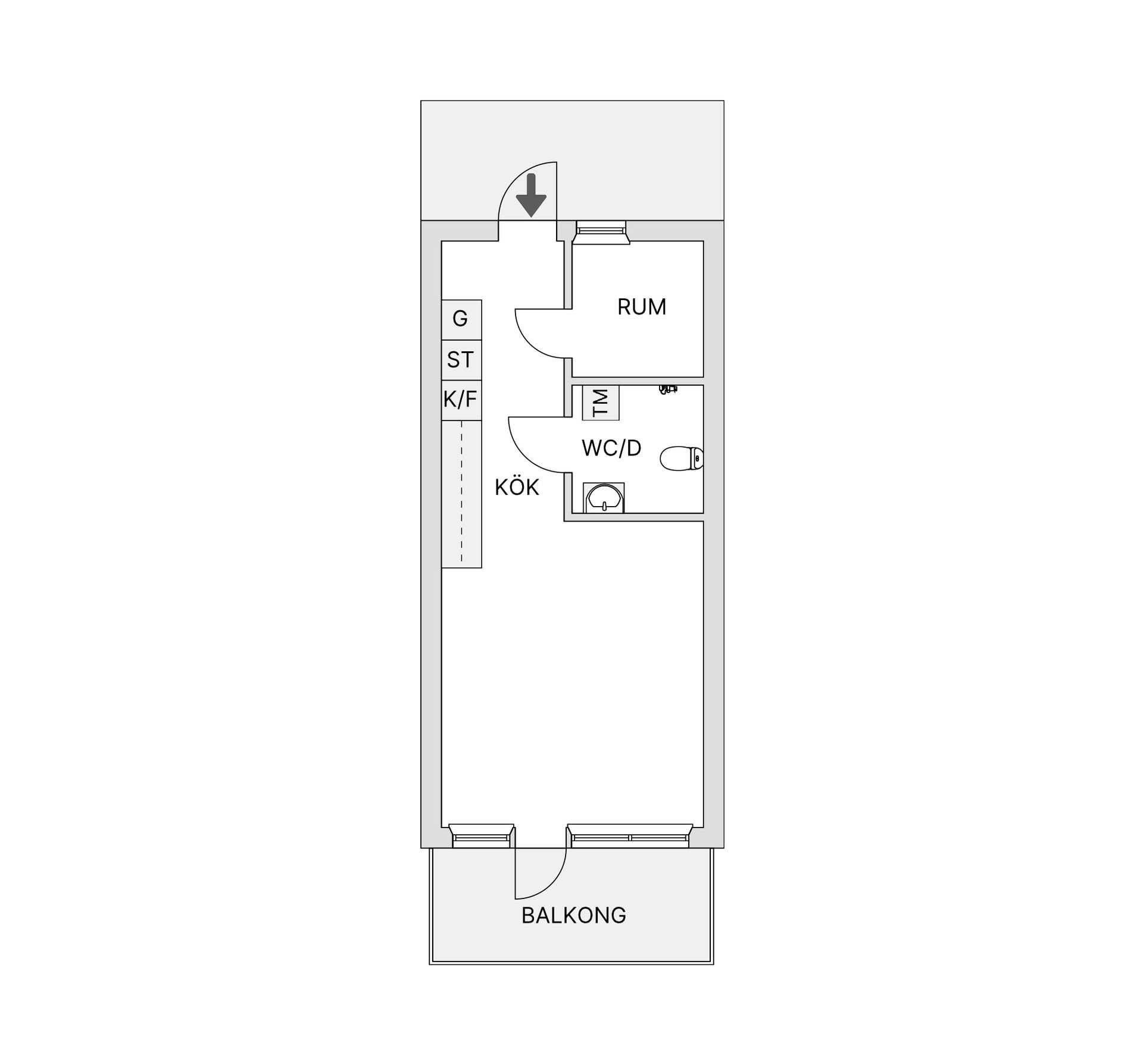Bostadsrätt, Hjortängsvägen 2, Eknäs, Nacka