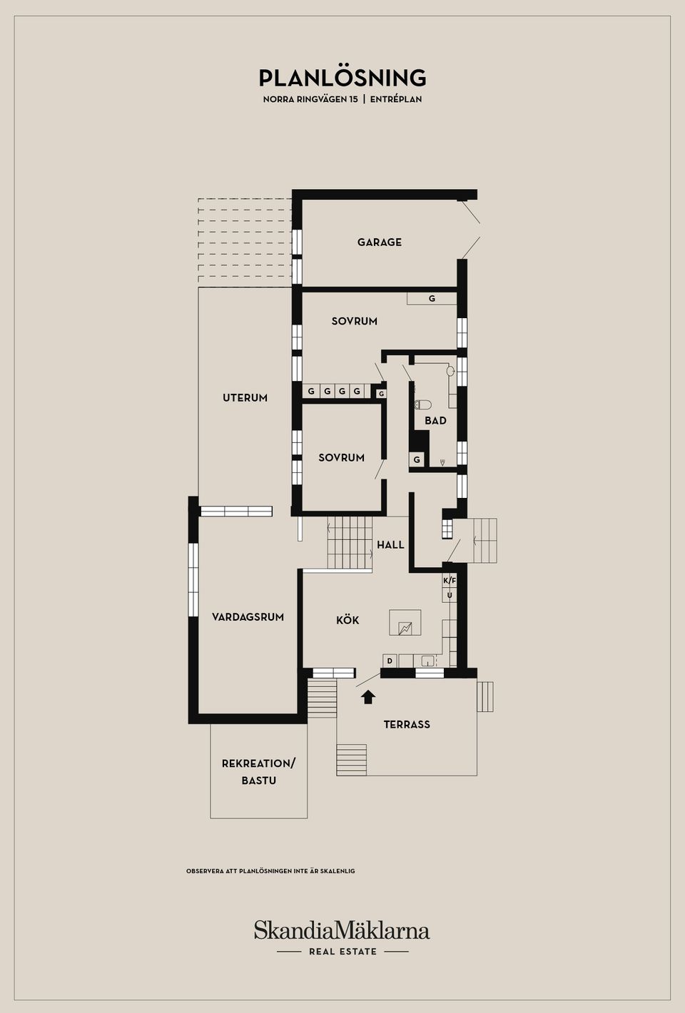 Villa, Norra Ringvägen 15, Hammenhög, Simrishamn