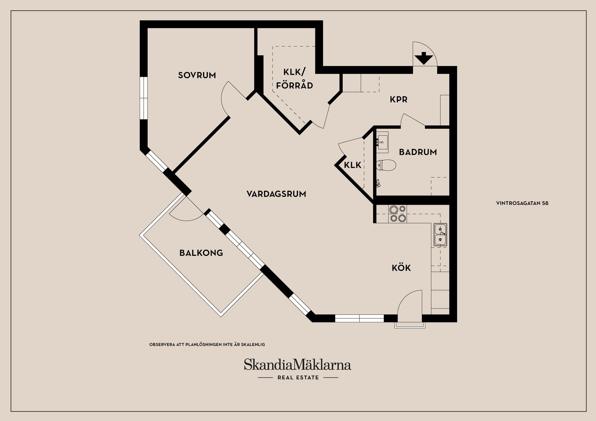 Bostadsrätt, Vintrosagatan 58, Hagsätra, Stockholm