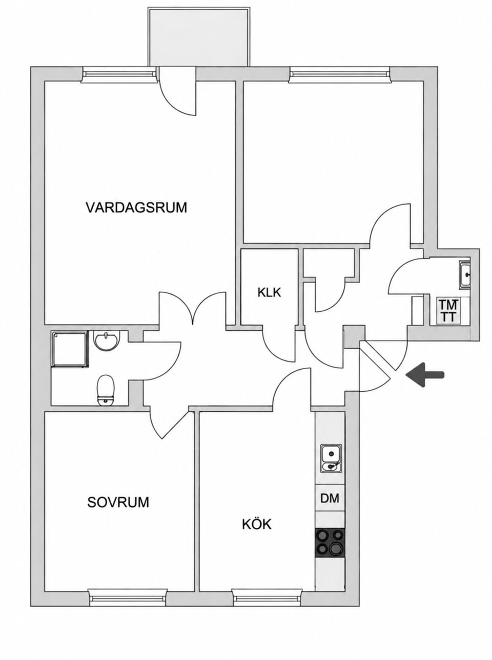 Bostadsrätt, Fornkullegatan 8A, Gräshagen, Jönköping