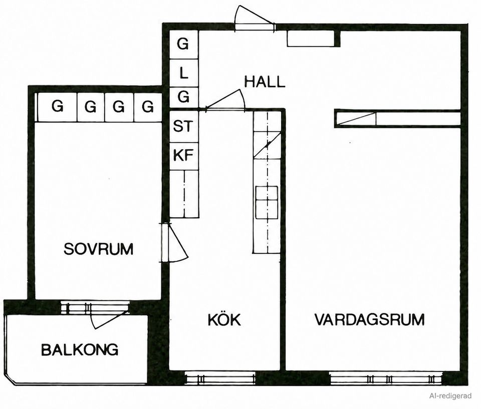 Bostadsrätt, Stampgatan 54C, Stampen, Göteborg