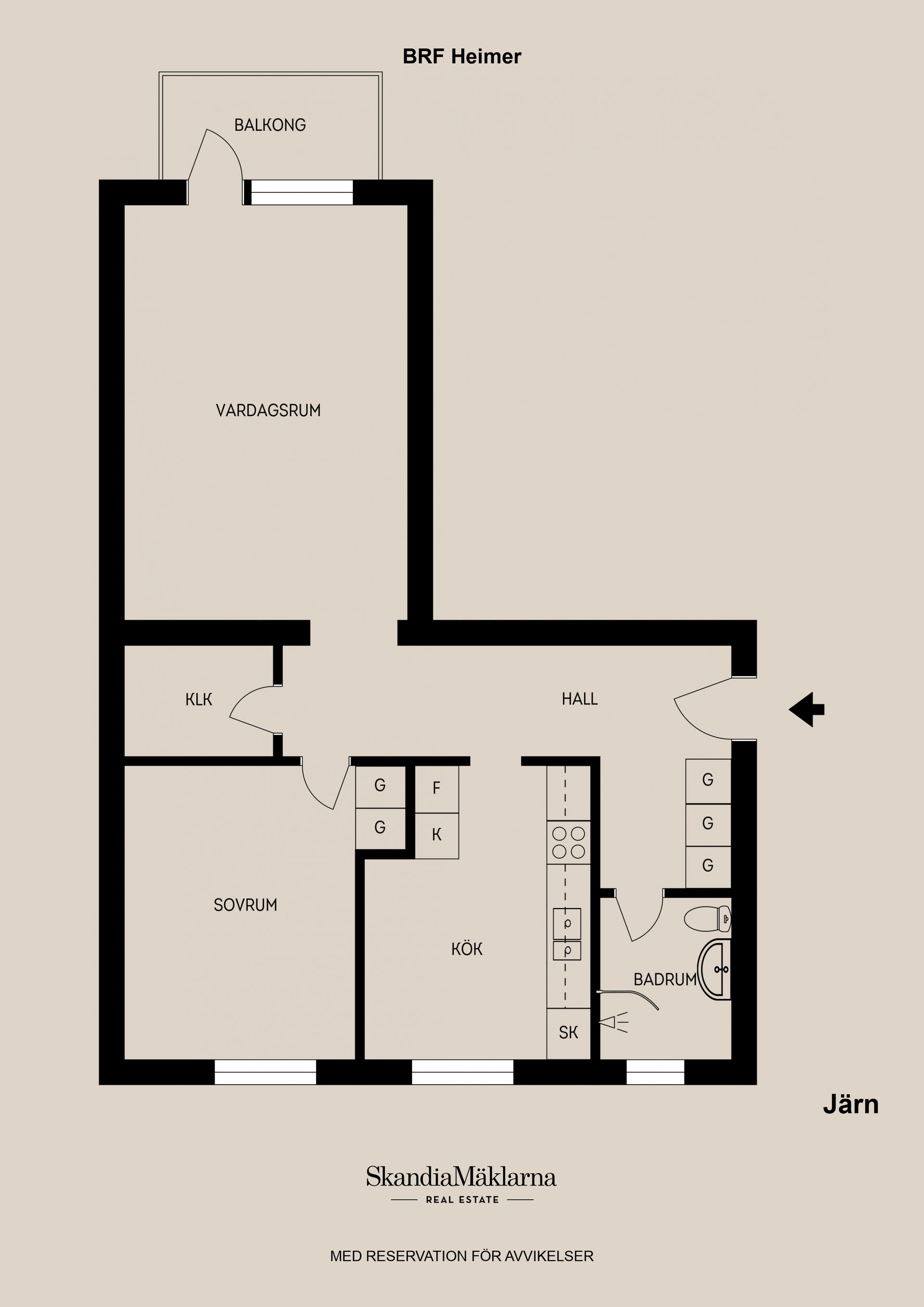 Bostadsrätt, Järnvägsgatan 14B, Sandviken