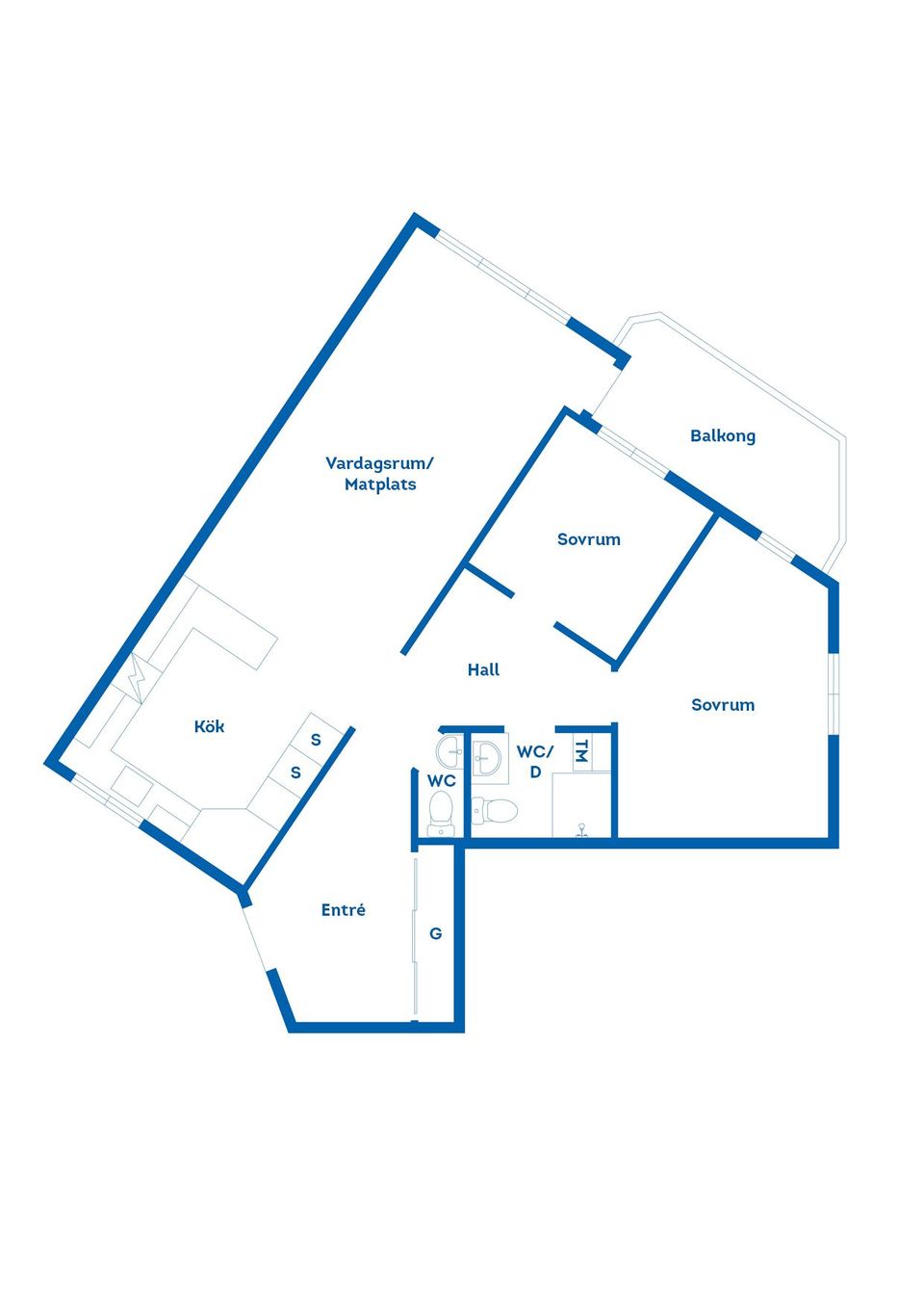 Bostadsrätt, Eskilstunavägen 12, Strängnäs Centrum, Strängnäs