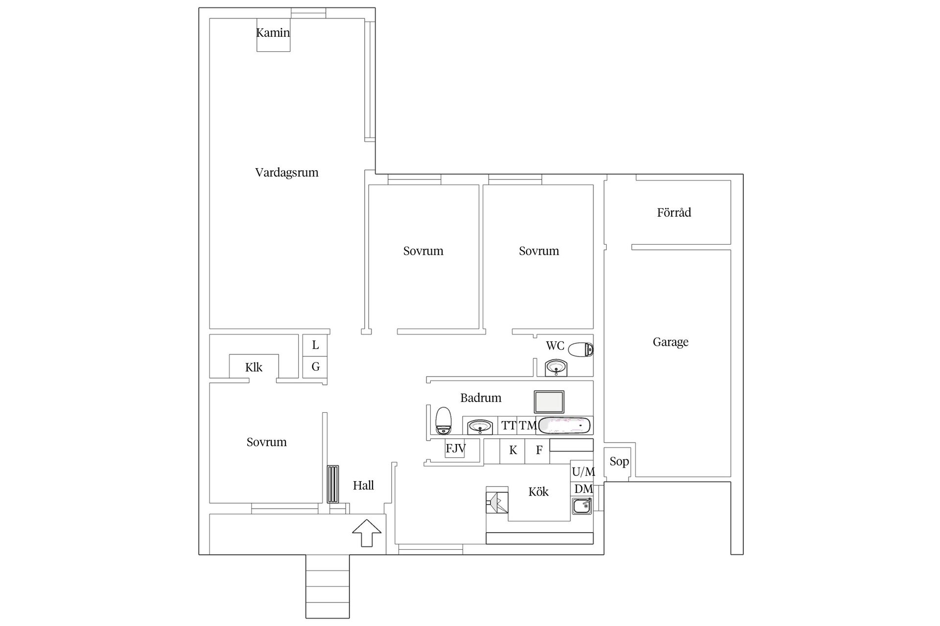 Radhus, Nypongränden 14, Nilstorp, Lund