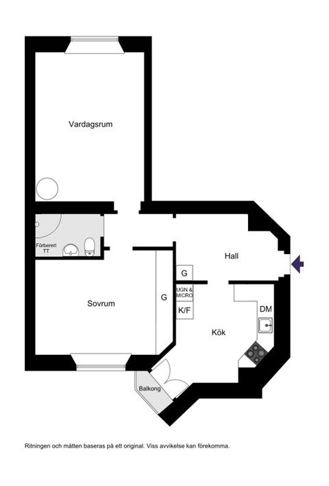 Bostadsrätt, Gröndalsvägen 33, 2,5tr, Gröndal, Stockholm