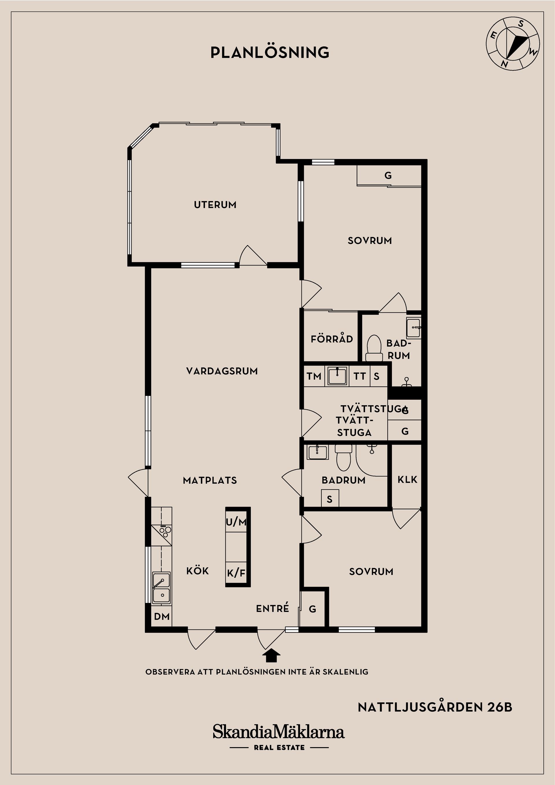 Bostadsrätt, Nattljusgården 26B, Häljarp, Landskrona