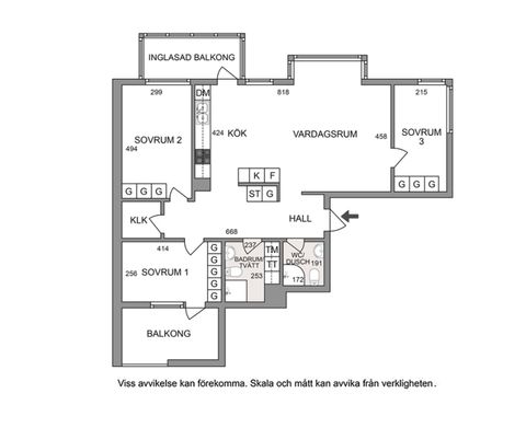 Bostadsrätt, Lännavägen 10B, Kvarnbergsplan, Huddinge