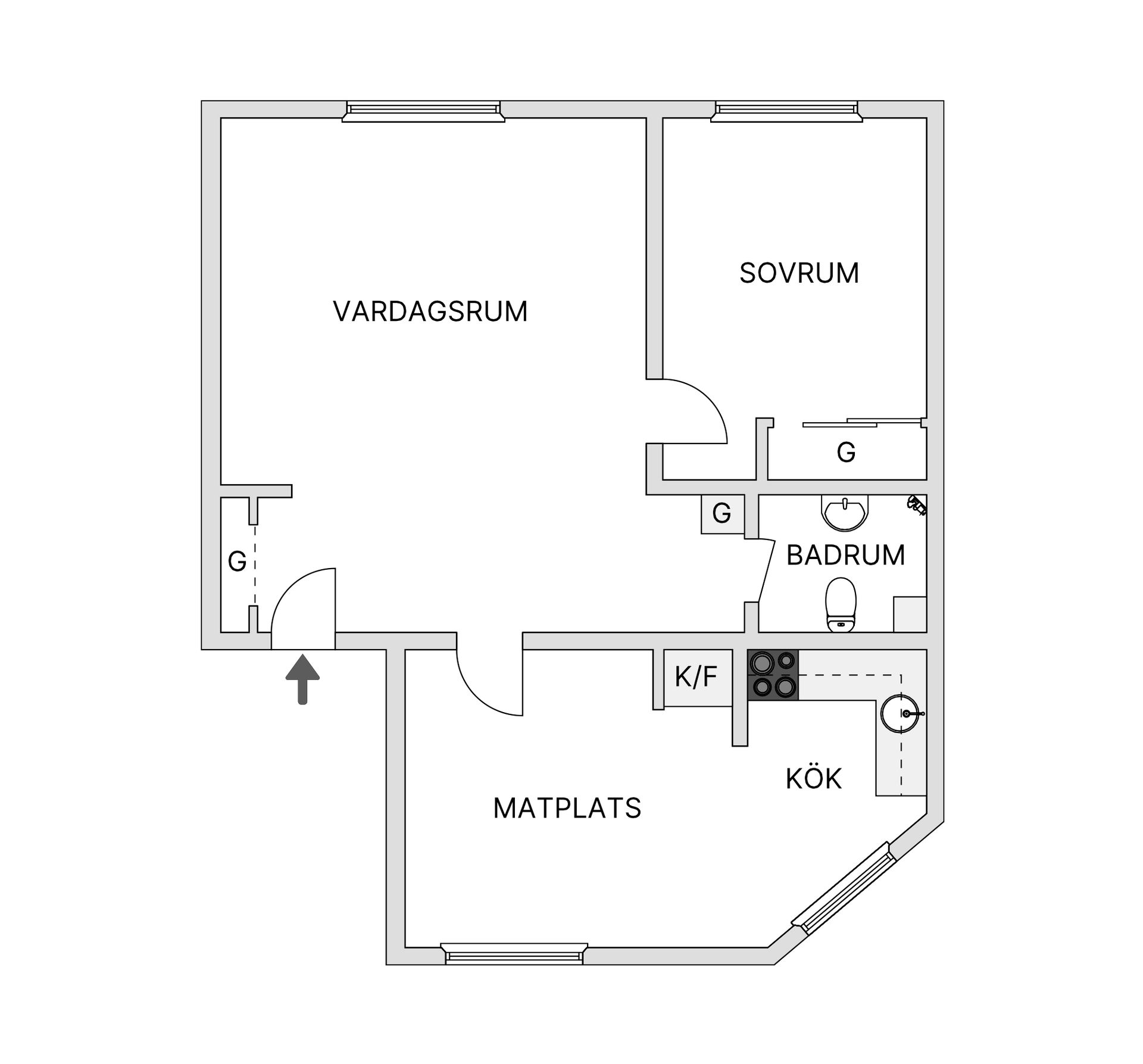 Bostadsrätt, Ekebergsgatan 4A, Centrala Hisingen Brämaregården, Göteborg