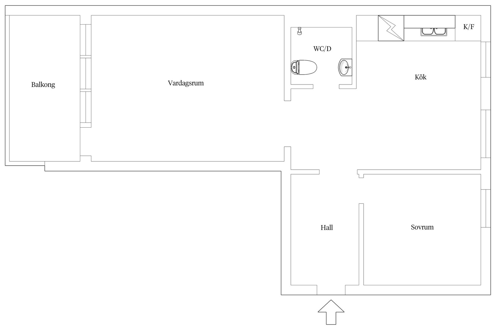 Bostadsrätt, Östra Farmvägen 36D, Östra Sorgenfri, Malmö