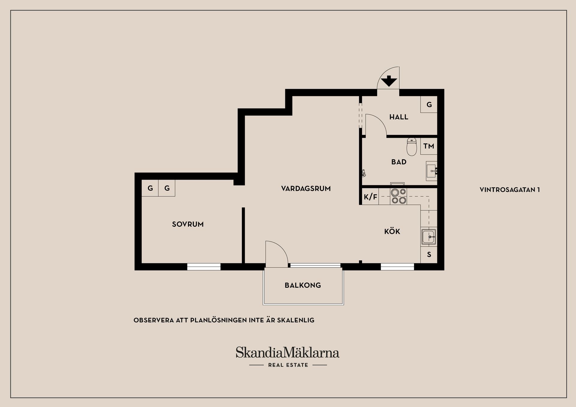 Bostadsrätt, Vintrosagatan 1, Hagsätra, Stockholm