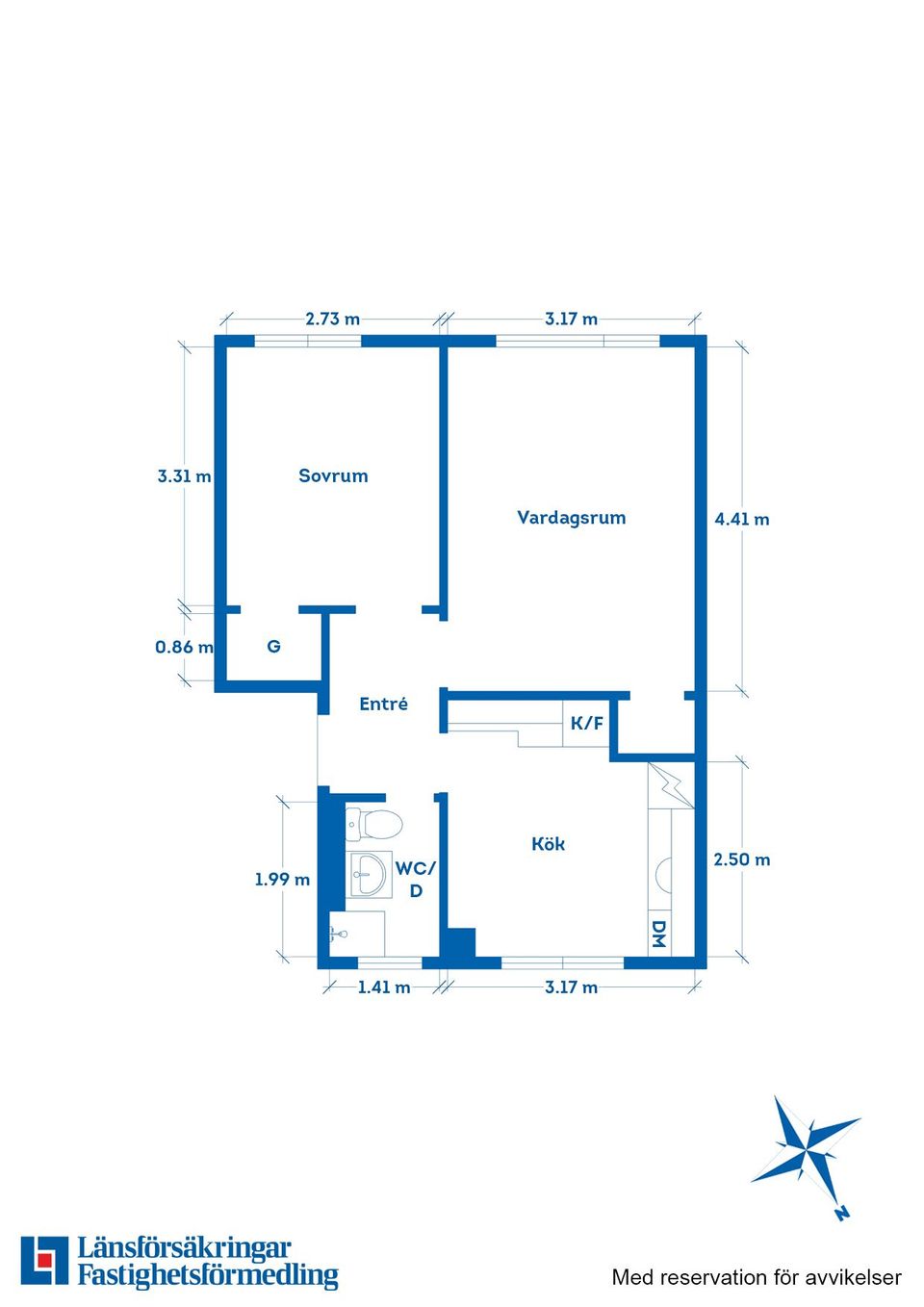 Bostadsrätt, Storgatan 19A, Centralt, Motala