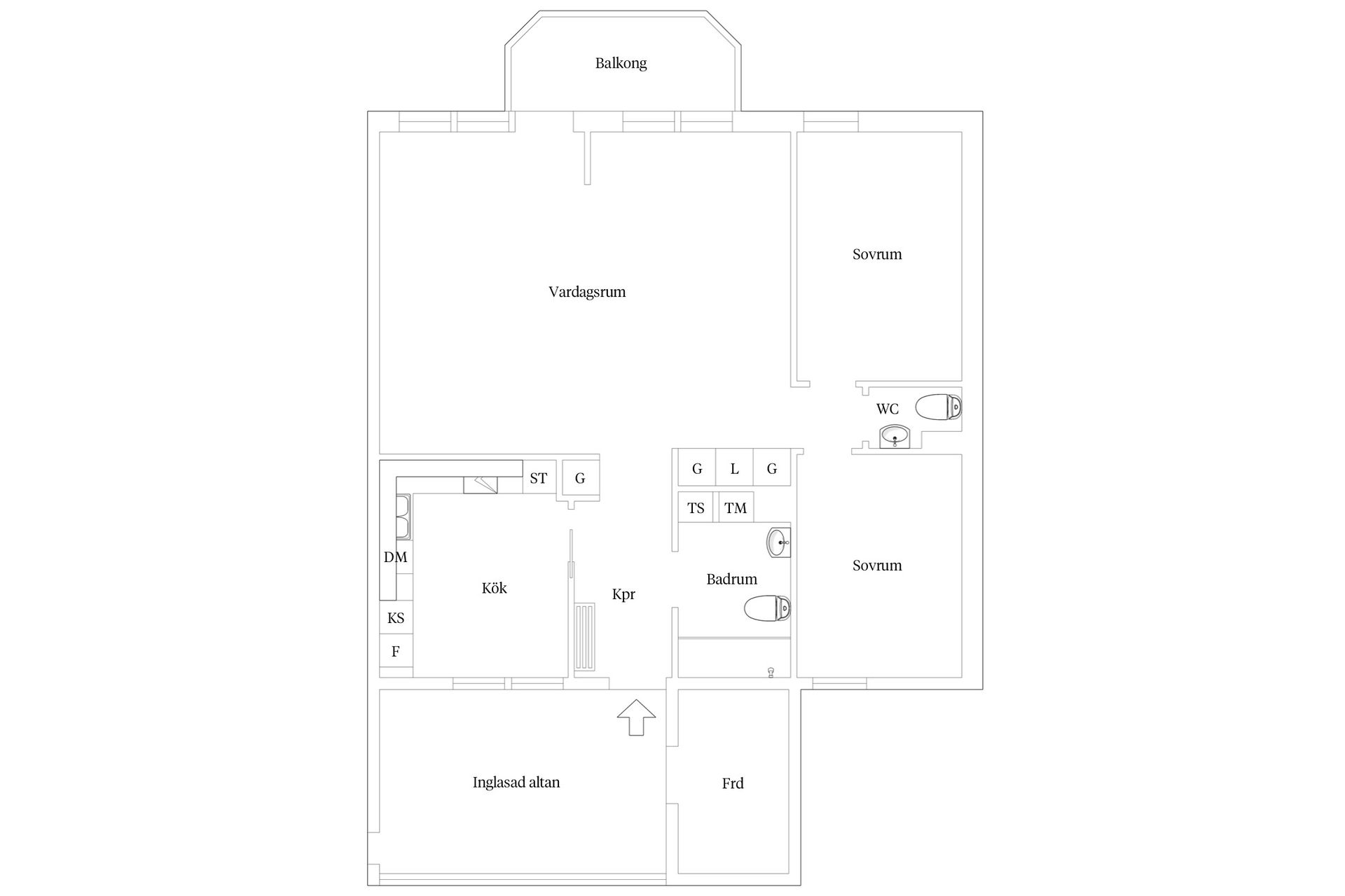 Bostadsrätt, Centrumgatan 8, Centralt, Lomma