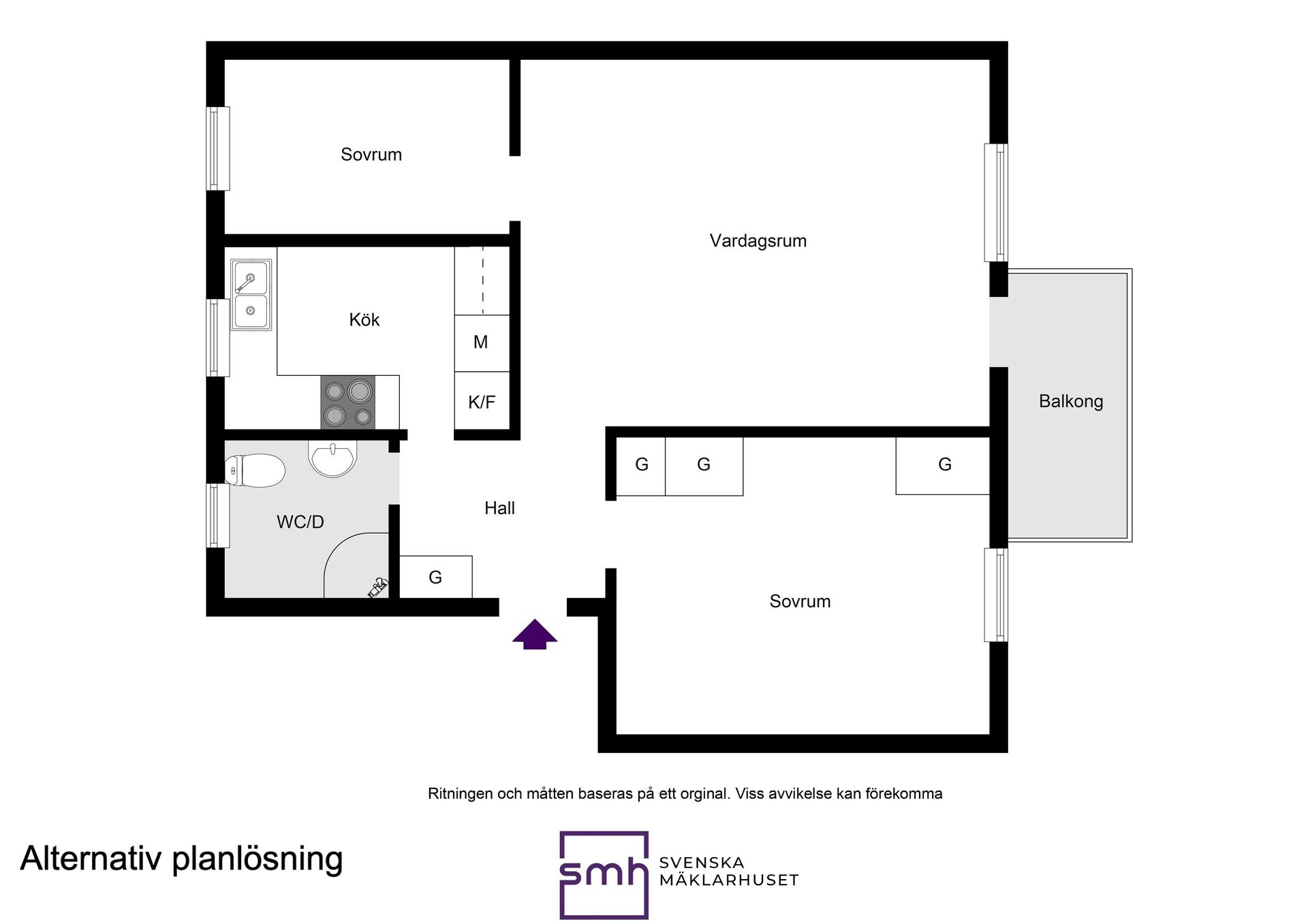 Bostadsrätt, Fältspatvägen 3, Bromma / Traneberg, Stockholm