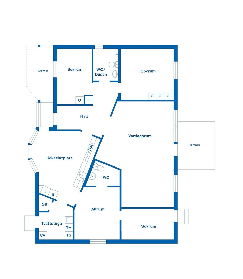 Villa, Rödklövervägen 1, Skogstorp, Falkenberg