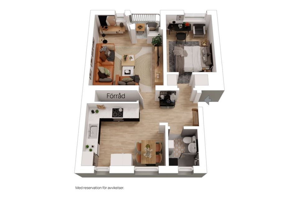 Bostadsrätt, Långgatan 4b, Sankt Ilian, Enköping