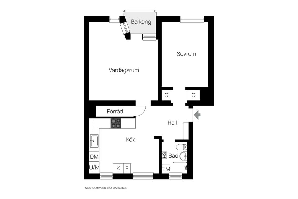 Bostadsrätt, Långgatan 4b, Sankt Ilian, Enköping
