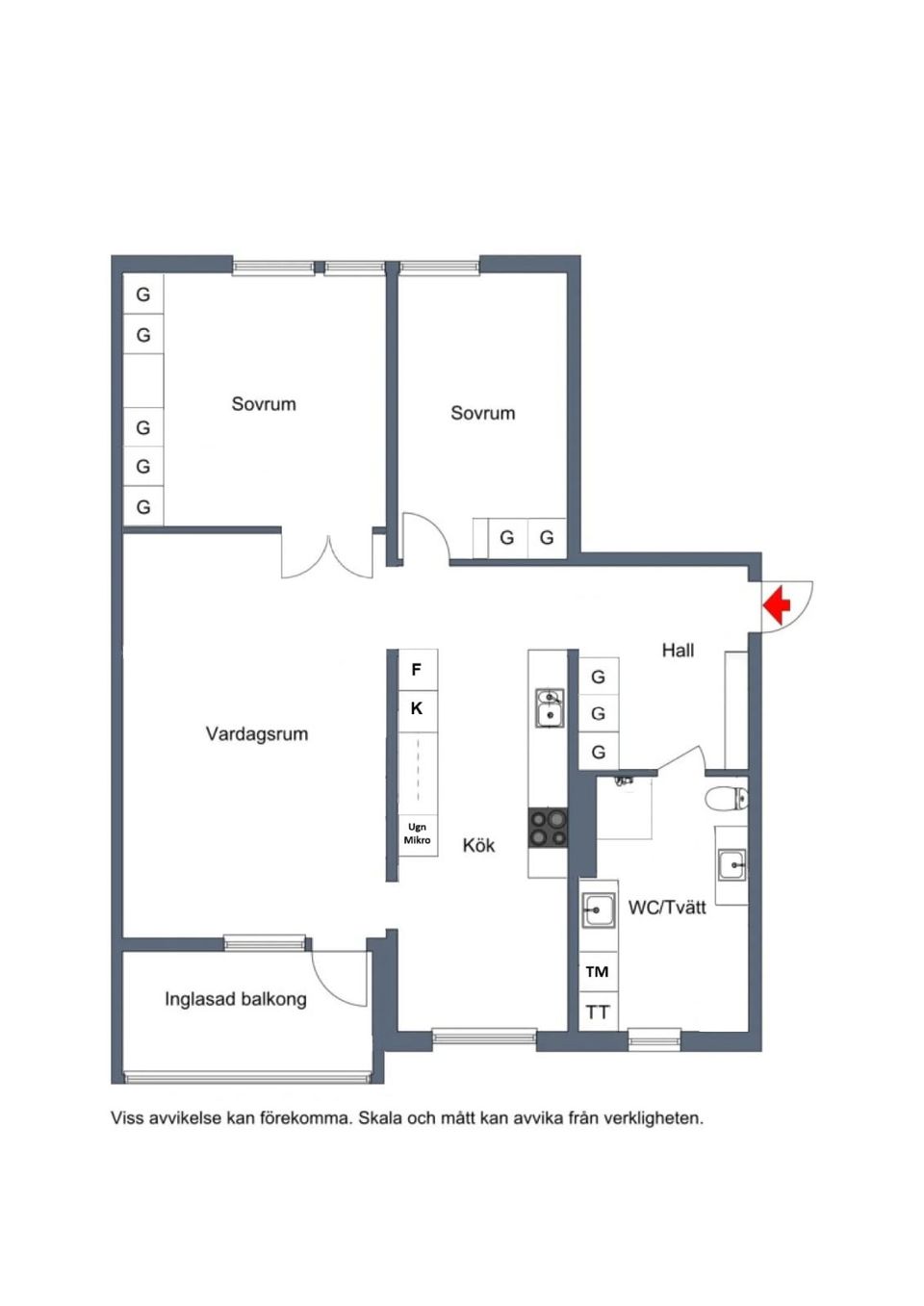 Bostadsrätt, Mariehemsvägen 31E, Mariehem, Umeå