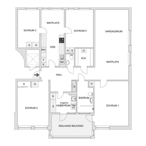 Bostadsrätt, Vibblabyvägen 10, Jakobsberg, Järfälla