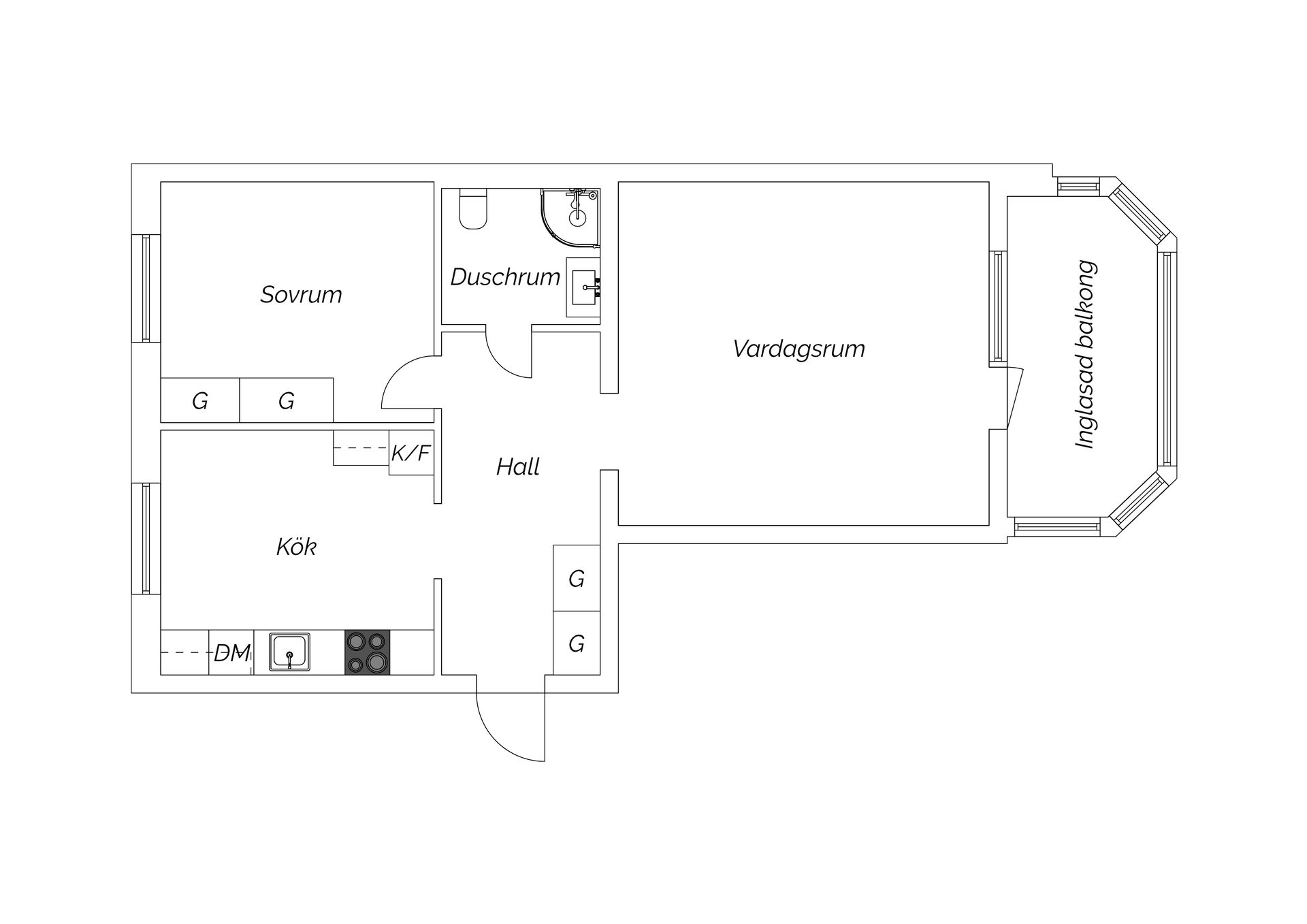 Bostadsrätt, Hovsgatan 15B, Hovsjorden, Härnösand