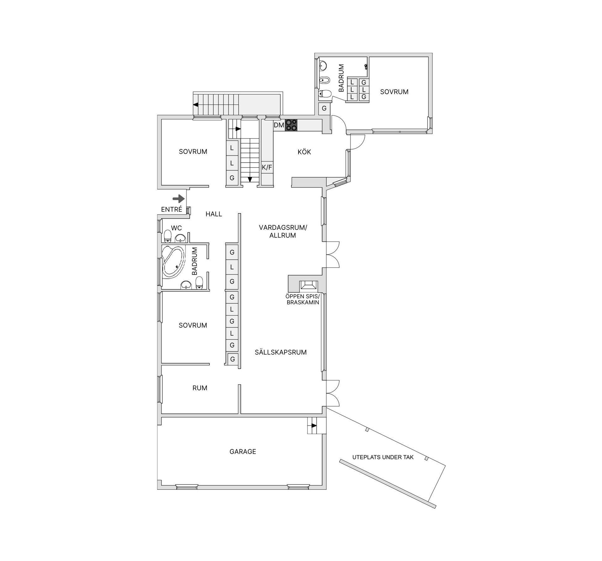 Villa, Körsbärsvägen 19, Centrum/Fårdala, Tyresö