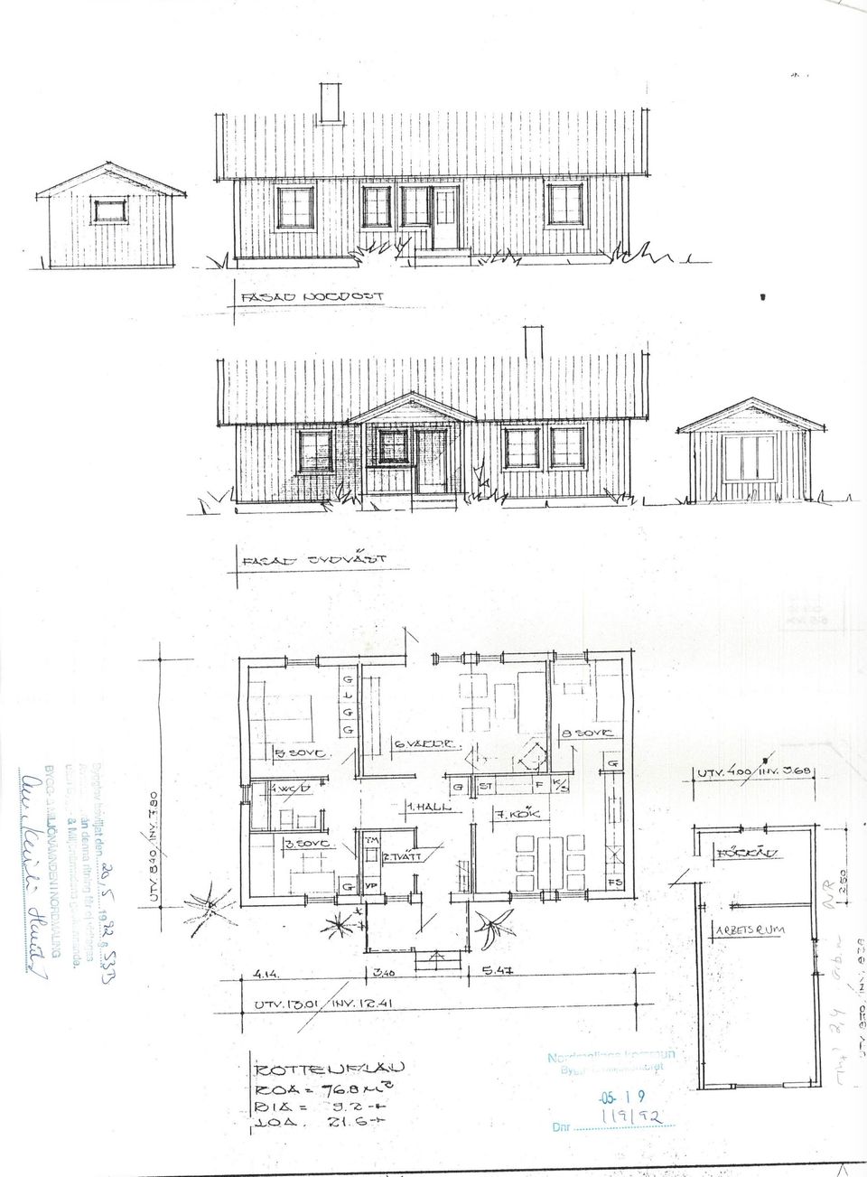 Villa, Granvägen 23, Nordmaling