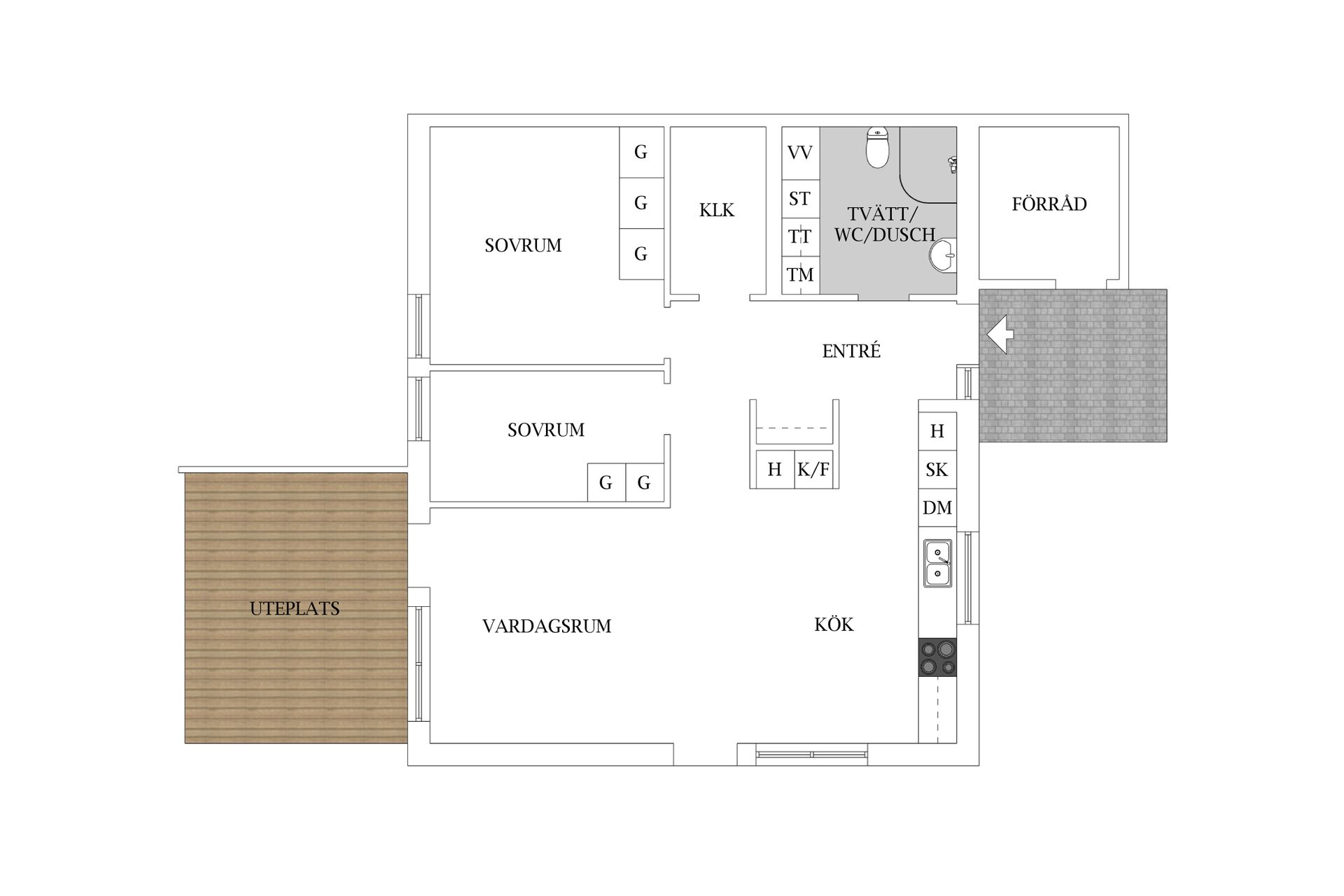 Bostadsrätt, Korundvägen 9, Vallås, Halmstad