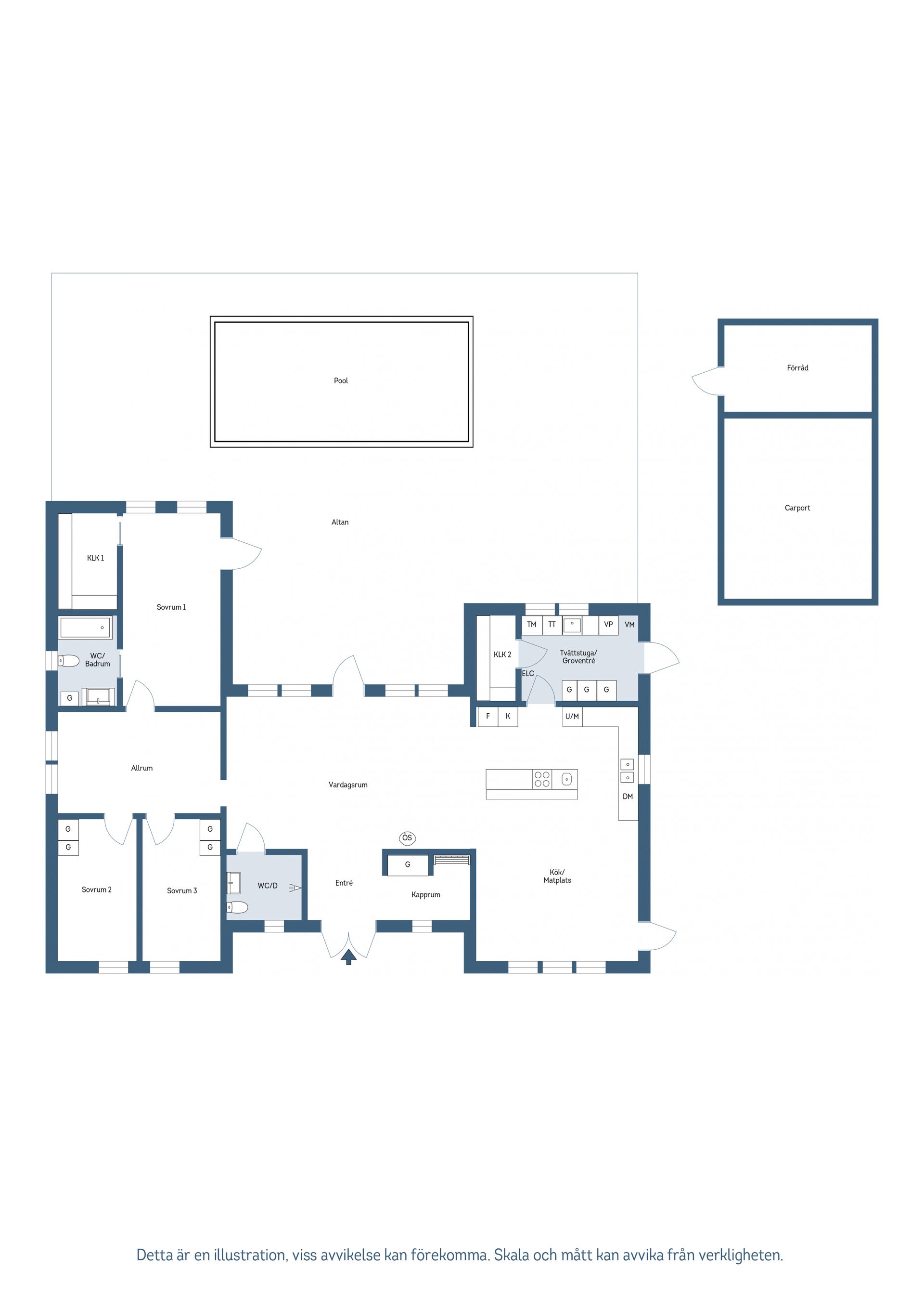 Villa, Tomtängsvägen 8, Hasselbacken, Skövde