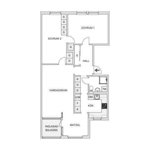 Bostadsrätt, Jutevägen 16, Dalvik, Jönköping