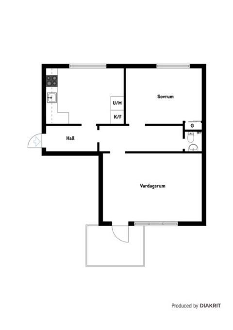 Bostadsrätt, Ahlbergers väg 4B, Högbrunn, Nyköping