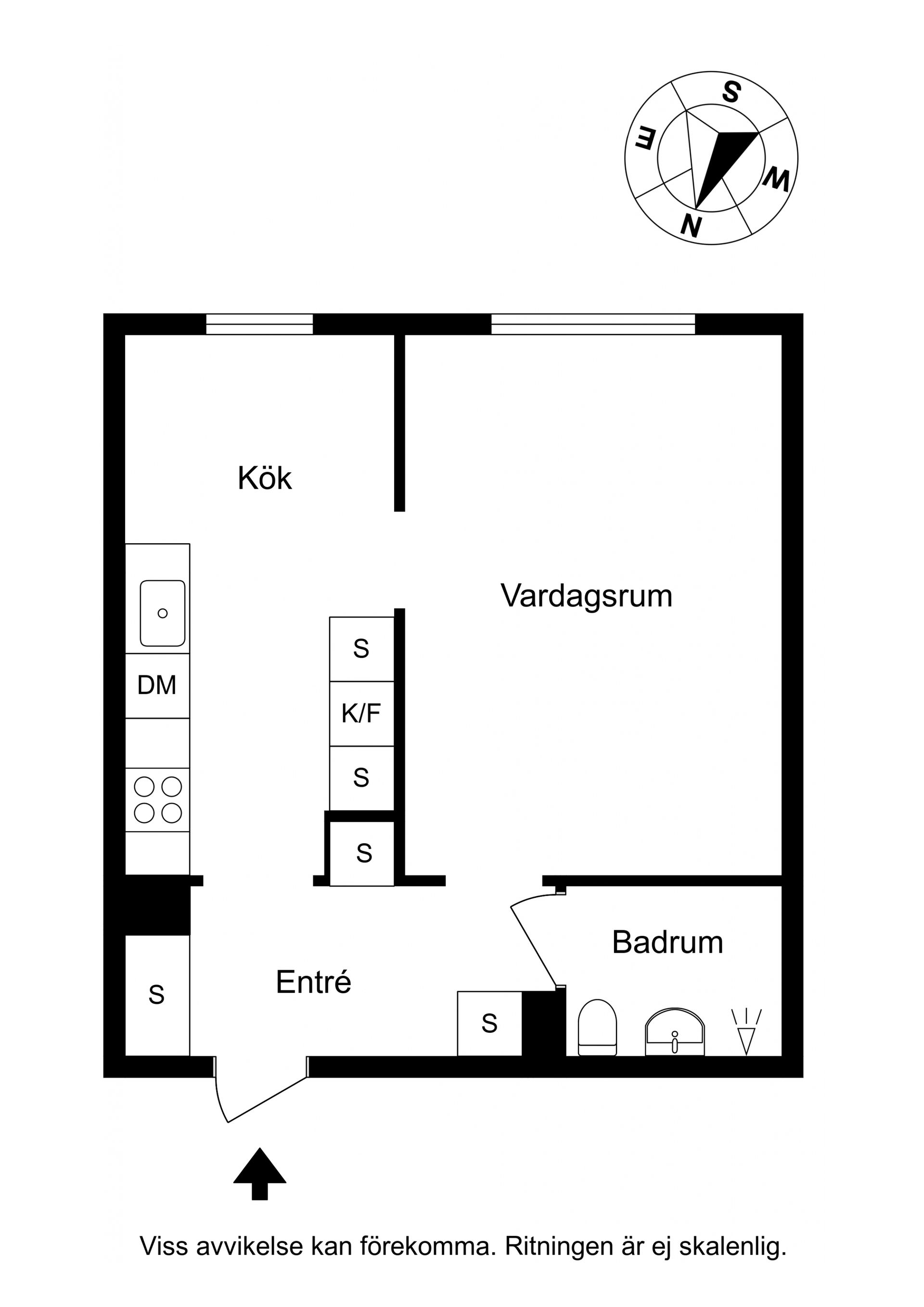 Bostadsrätt, Bandholtzgatan 15C, Söder/Hästhaga, Varberg