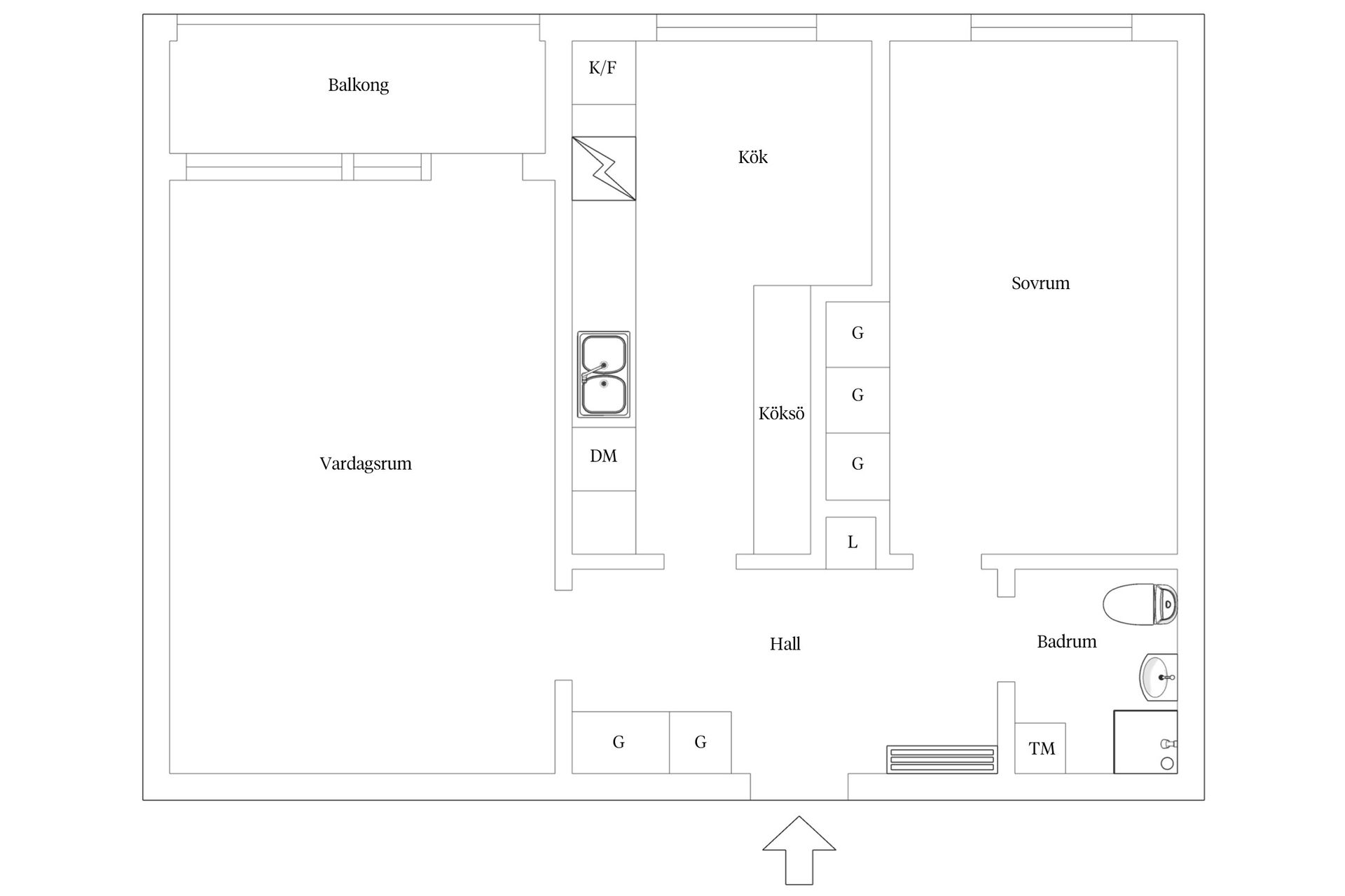 Bostadsrätt, Grönvägen 3C, Arlöv, Burlöv