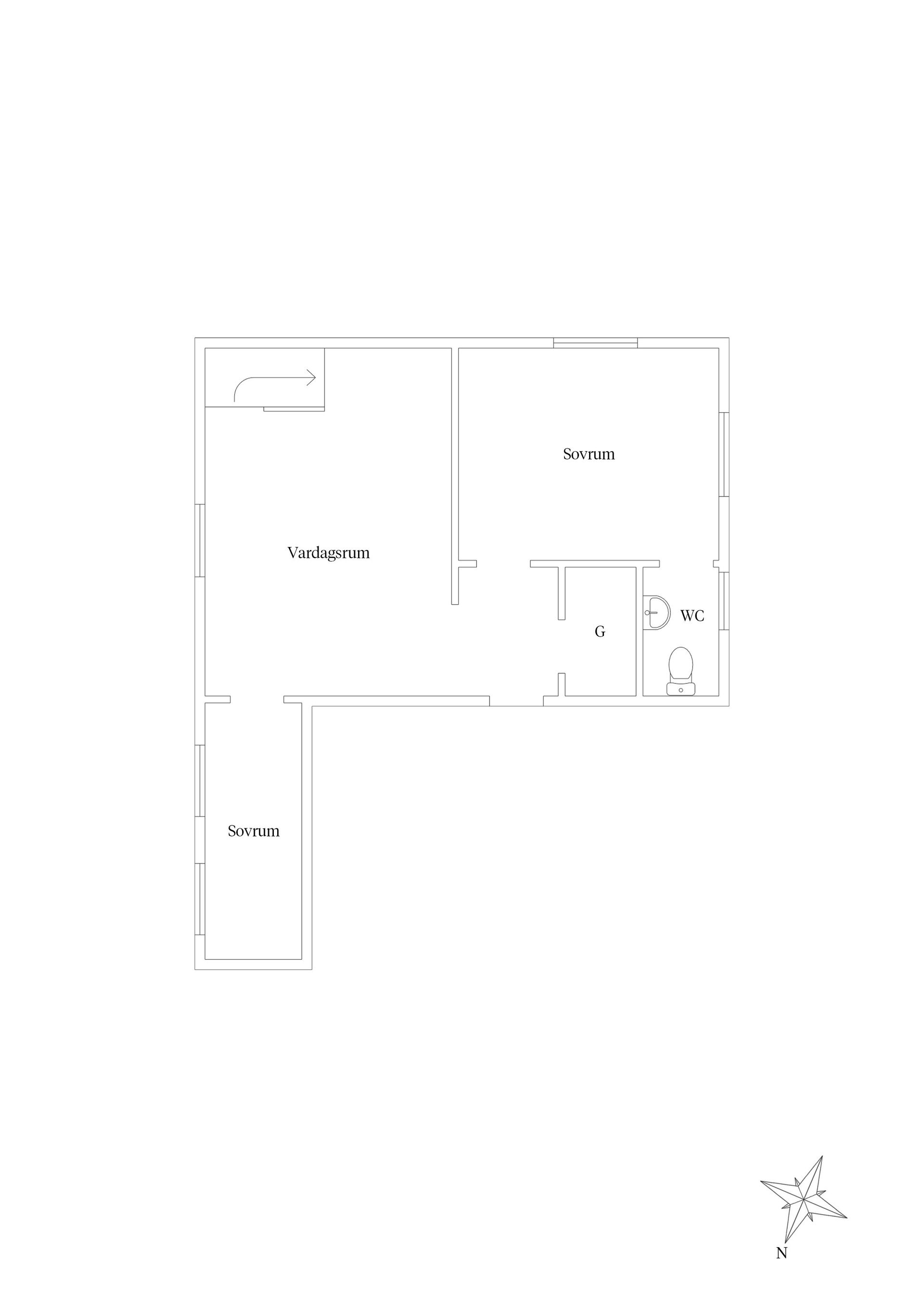 Bostadsrätt, Norra Promenaden 126A, Norrköping