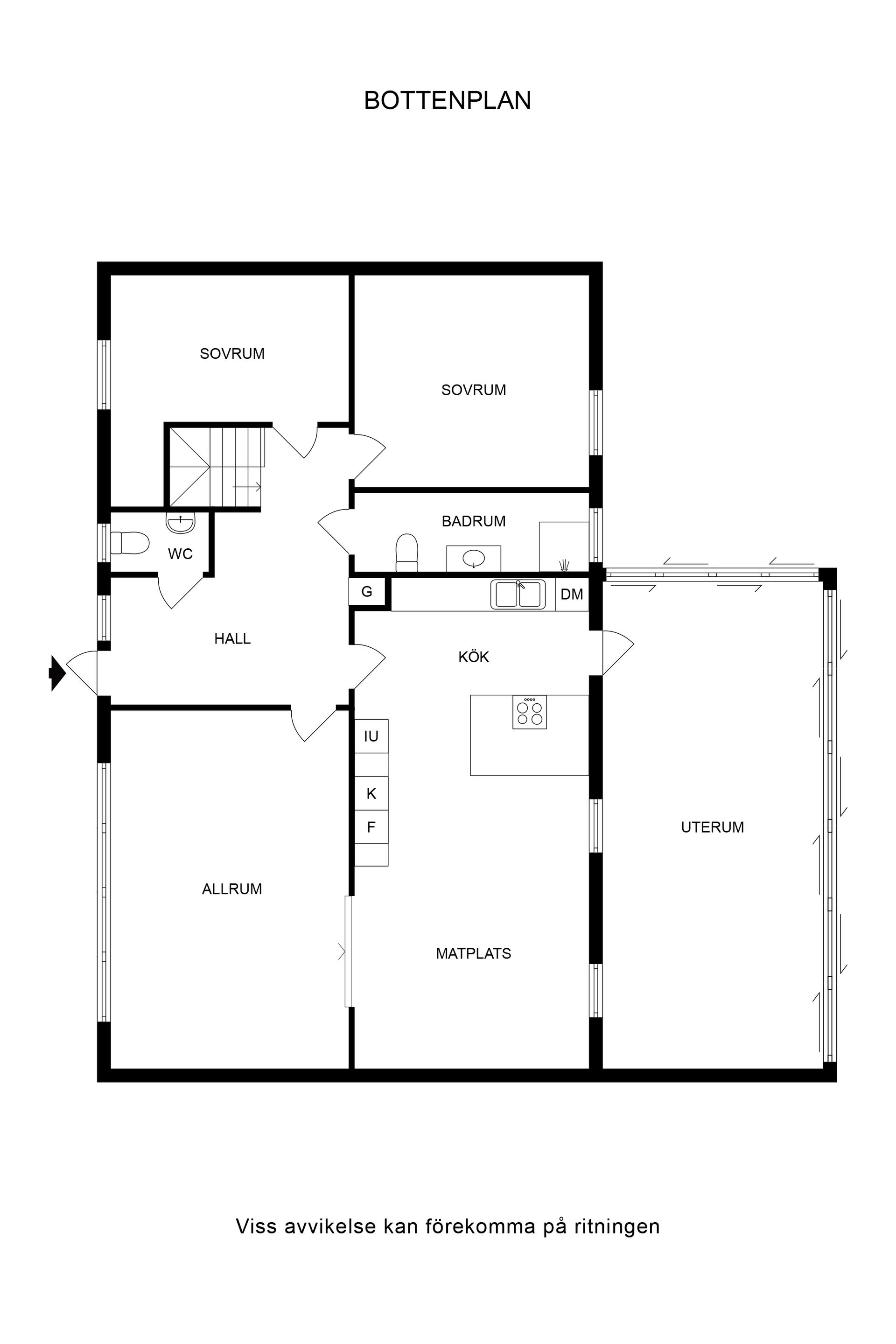 Villa, Svedjemarksgatan 44, Östervärn, Hässleholm
