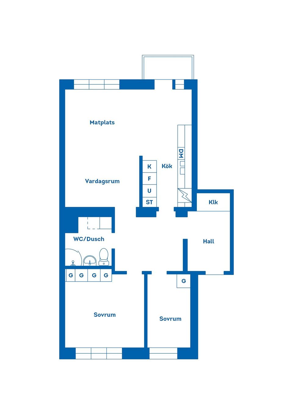 Bostadsrätt, Drottninggatan 50B, Trossö, Karlskrona
