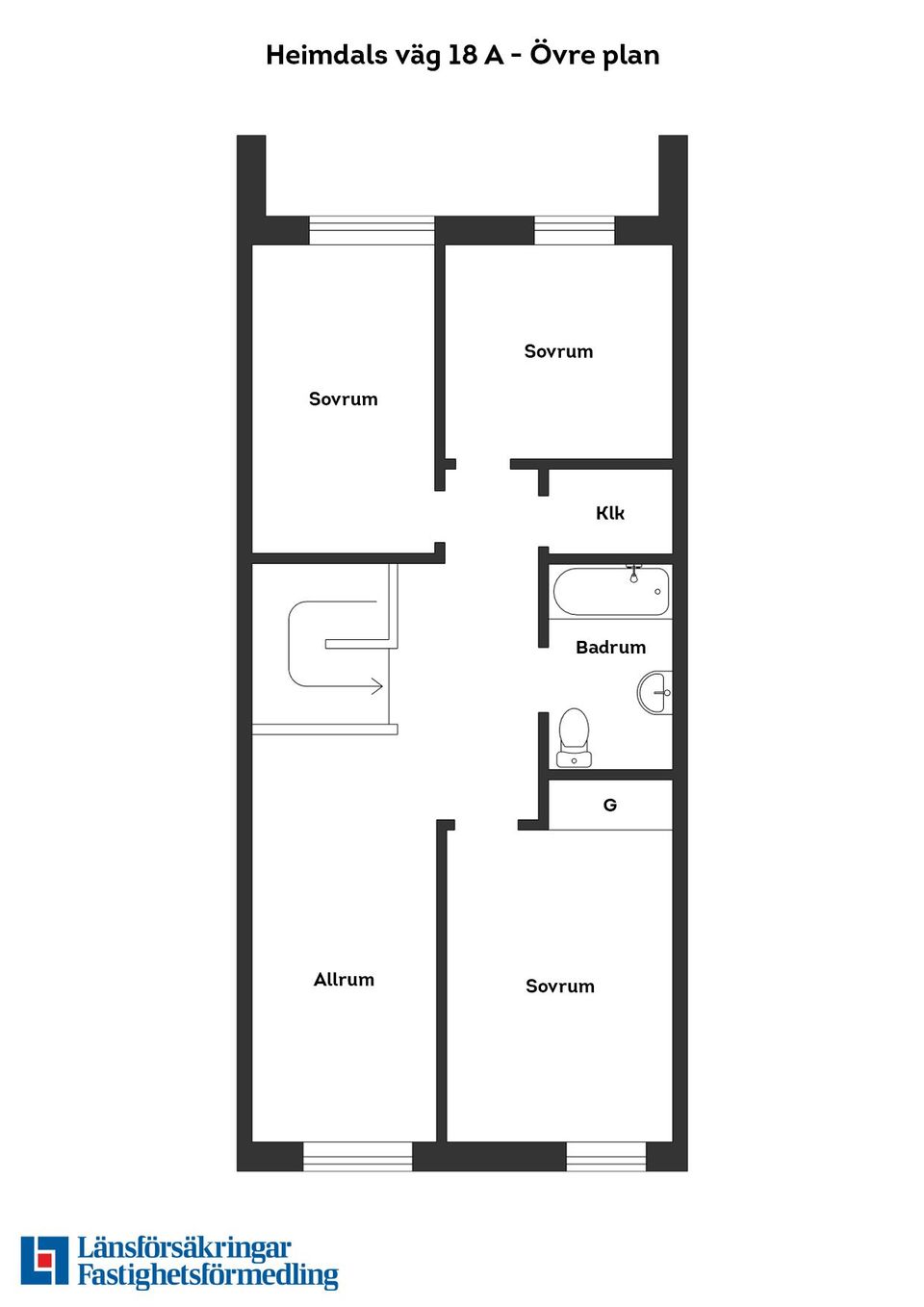 Bostadsrätt, Heimdals väg 18 A, Allarp, Laholm
