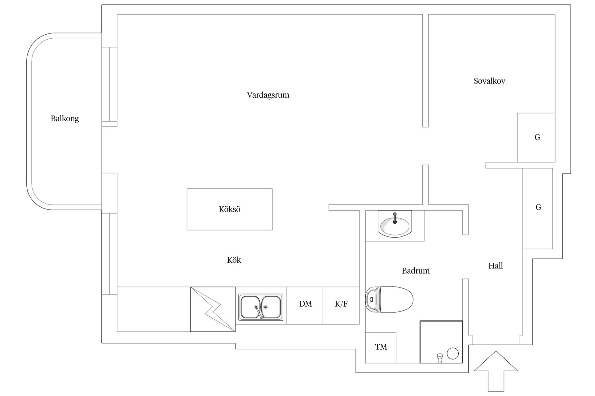 Bostadsrätt, Sysslomansgatan 26, 8/8 Tr, Kungsholmen - Norr Mälarstrand, Stockholm