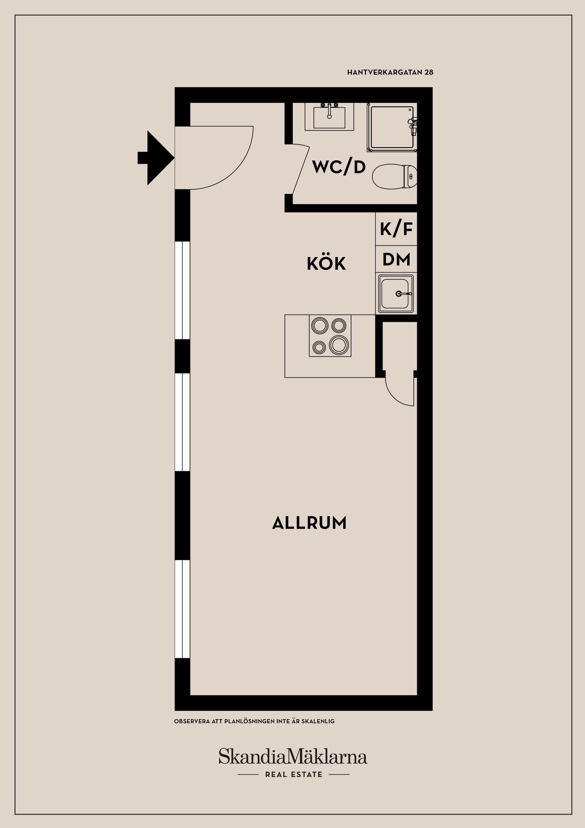 Bostadsrätt, Hantverkargatan 28A, Kungsholmen, Stockholm