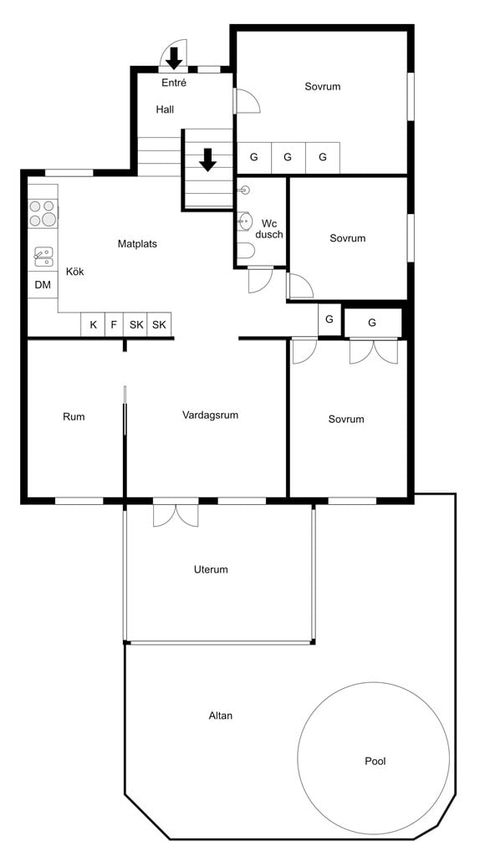 Radhus, Hanströms väg 1, Skultuna, Västerås
