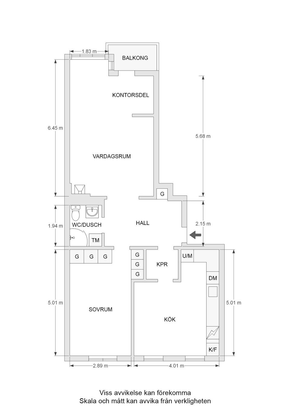 Bostadsrätt, S:t Larsgatan 6A, Centralt, Linköping