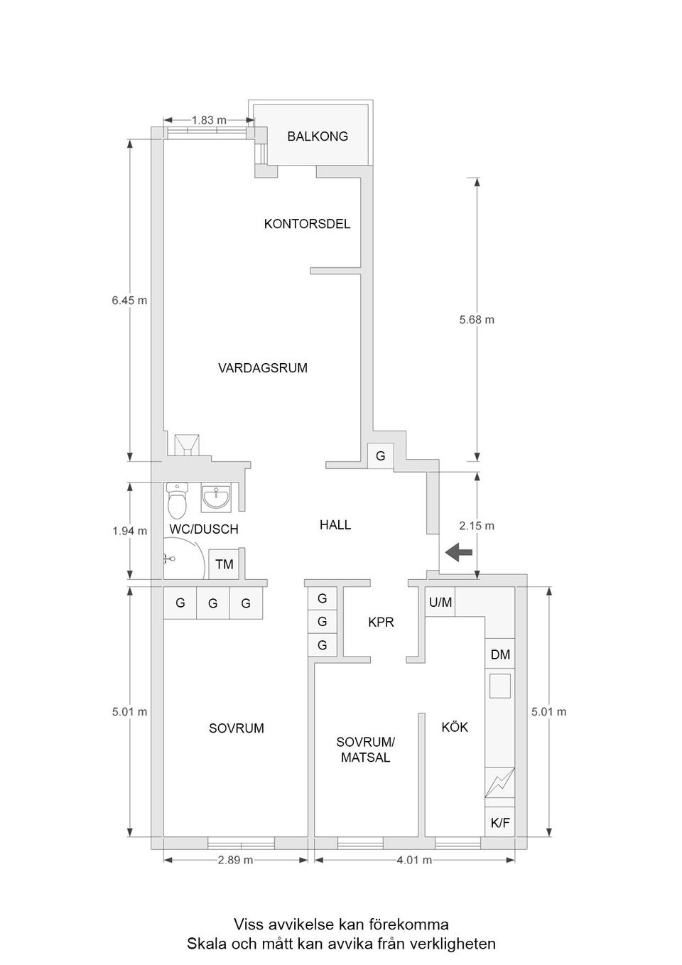 Bostadsrätt, S:t Larsgatan 6A, Centralt, Linköping